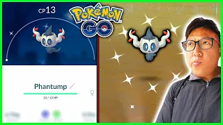 I Caught a Shiny Phantump Without Even Knowing! - Pokemon GO, Spotlight Hour