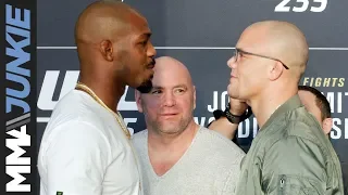 UFC 235 Media Day face offs