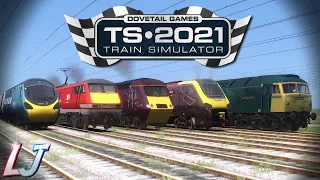 Train Simulator 2021 - Modern Express UK Trains (Live Race!)