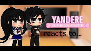 YANDERE SIMULATOR RIVALS + AYANO REACTS TO SOME VIDEOS /YANDERE TARO AU/