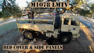 M1078 LMTV - Cargo Cover, Bed Sides & Troop Seats