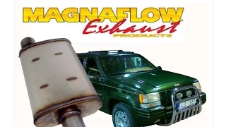 Jeep Grand Cherokee 5.2 V8 Magnaflow exhaust compilation