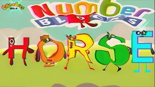 NumberBlocks Intro Song But HORSE Spelling Blocks , NumberHORSEs Alphabet Song , nUMBERbLOCKS ABCs