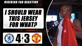 CHELSEA 4-3 MANCHESTER UNITED  ( Henry - NIGERIAN FAN REACTION)- Premier League 2023-24 HIGHLIGHT