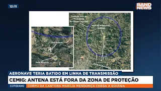 CEMIG: Antena de acidente de Marília Mendonça está fora da zona de proteção