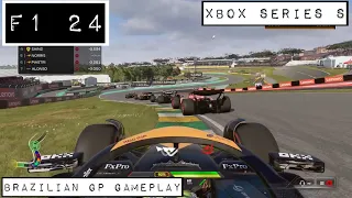 F1 24 - Xbox Series S Gameplay - Brazilian Grand Prix - Dry - 5 Lap Quick Race