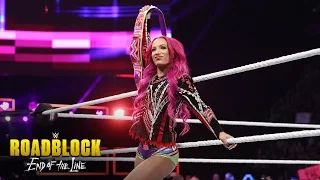 Sasha Banks and Charlotte Flair are ready for the WWE Iron Man Match: WWE Roadblock: End of the Line