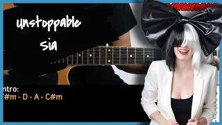 Unstoppable - Sia (With Vocals) (Guitar Cover With Lyrics & Chords)