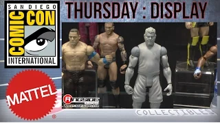 Mattel WWE SDCC THURSDAY Figure Display! - SDCC 2015 NEW Wrestling Figures San Diego Comic Con