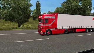 Euro Truck Simulator 2 daf weeda + trailer