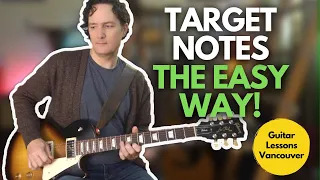 Target Notes the Easy Way (guitar solos to the next level)