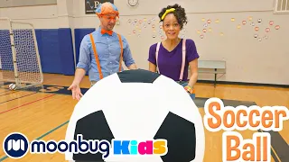 ⚽ Blippi x Meekah Learn Football (Soccer)  ⚽ | Educational Videos For Kids | Celebrating Diversity