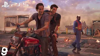 UNCHARTED 4 PS5 Remastered Gameplay Part 9 (Uncharted Legacy of Thieves Collection)