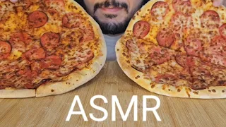 ASMR MUKBANG PEPPERONI PIZZA - EATING SOUNDS NO TALKING