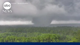 Severe weather strikes the South with tornadoes, hail l WNT