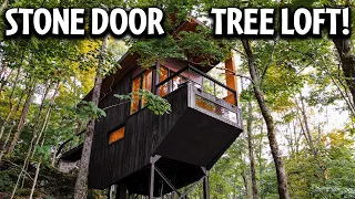 Off Grid Modern Treehouse Airbnb with Mountain View!