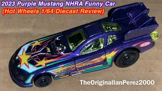 2023 Purple Mustang NHRA Funny Car (Hot Wheels 1/64 Diecast Review)