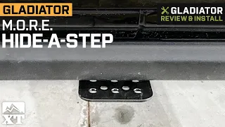 Jeep Gladiator JT M.O.R.E. Hide-A-Step; Black Review & Install