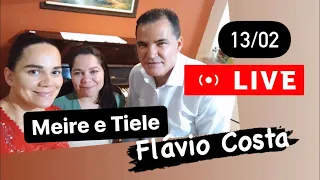 13/02/2022 - LIVE - Meire e Tiele / Participação ir. Flávio Costa - HINOS DE  LOUVORES A DEUS