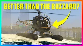 The BEST NEW Helicopter In GTA Online! Sea Sparrow VS Buzzard VS Hunter VS Akula! (GTA 5 DLC)