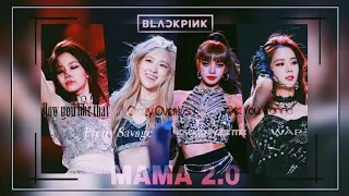 BLACKPINK - 'MAMA 2.0 Awards Concept Performance' with an amazing guest, Cardi B.