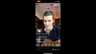 Shawn Mendes Instagram Live