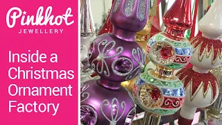 Inside A Czech Glass Ornament Factory | Beading Behind The Scenes