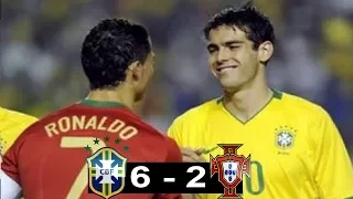 Brazil Vs Portugal (6-2) All Goals & Highlights - Friendly Match 19/11/2008