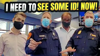 OFFICER HAS A SERIOUS ID FETISH! PUBLIC SERVANTS GET EDUCATED ON OUR RIGHTS! 1ST AMENDMENT AUDIT