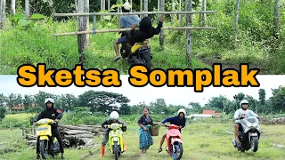 sketsa somplak keluarga marsya