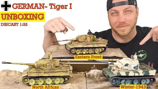 1:32 Forces of Valor: TIGER-I (3x Tanks) UNBOXING!