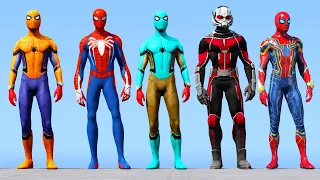 GTA 5 Epic Ragdolls Spiderman and Super Heroes Jumps/fails Episode 140 (Euphoria Physics)