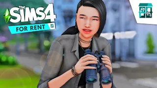 a new let's play ♡ becoming a nosy landlord👀 | The Sim 4 For Rent Gameplay EP 1