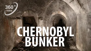 VR 360 4K Chernobyl bunker. Scary radiation victims. Horror 360