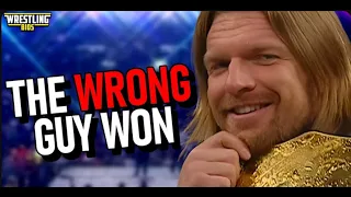 Wrestling matches where the wrong guy won #wwe