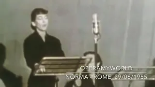 Maria Callas - “Casta Diva” - RAI Rome (29/06/1955) [Video]
