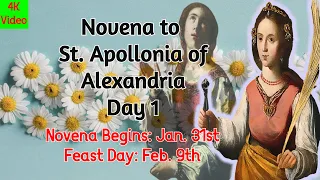 NOVENA TO ST. APOLLONIA | DAY 1 [4K VIDEO]