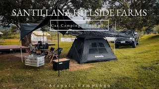 Camping @ santillana hillside farms | car camping | Blackdog tent