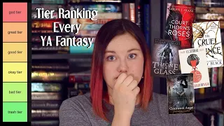 Tier Ranking EVERY YA Fantasy I've Ever Read // Fantasy Book Recommendations