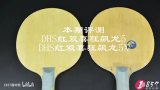 [DHS紅雙喜#2] Table Tennis Review 乒乓球評測: 狂飆龍5 vs 5x