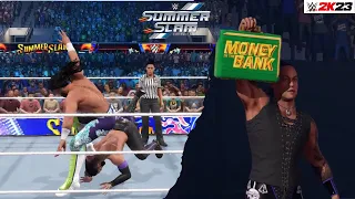 WWE 2k23 Seth Rollins vs Finn balor for WWE world heavyweight championship Summerslam 2023