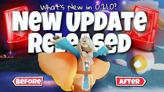 NEW Update Alert! 0.21.0 - What's New in LATEST UPDATE? | sky children of the light | Noob Mode