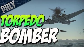 TORPEDO BOMBER VS SHIPS (War Thunder Naval Forces Gameplay)