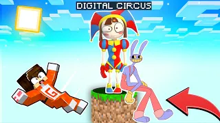 THE AMAZING DIGITAL CIRCUS en UN BLOQUE en MINECRAFT! 😱💥 SrGato con POMNI Y JAX