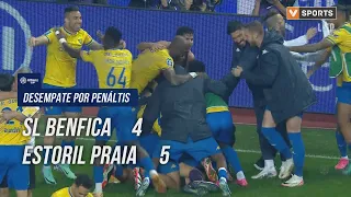 Benfica - Estoril: Desempate por Penáltis