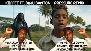 WHEW I NEEDED THIS! 😢😭🇯🇲 |Koffee - Pressure (Remix) ft. Buju Banton| [Reaction & Review]