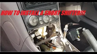 HOW TO INSTALL AT TOYOTA CELICA SHORT SHIFTER!!!