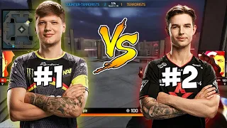 DEVICE В ШОКЕ ОТ СКИЛЛА СИМПЛА!! ДВА ЛУЧШИХ ИГРОКА ПО CS GO СОШЛИСЬ В ДУЭЛИ! S1MPLE vs DEVICE 1x1