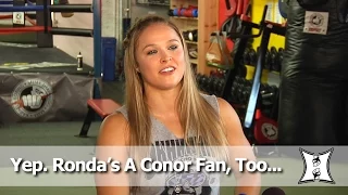 UFC Champ Ronda Rousey Explains Why She’s A Conor McGregor Fan