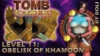 Tomb Raider 1 (1996) - Level 11: Obelisk of Khamoon Walkthrough